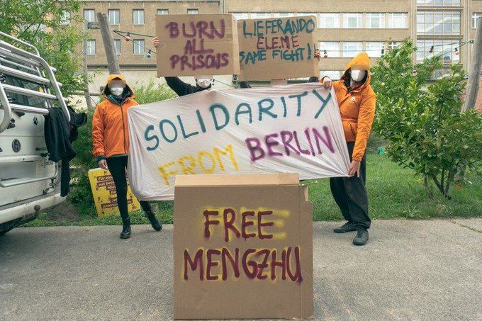 Lieferando-Betriebsgruppe Berlin solidarisch mit Mengzhu