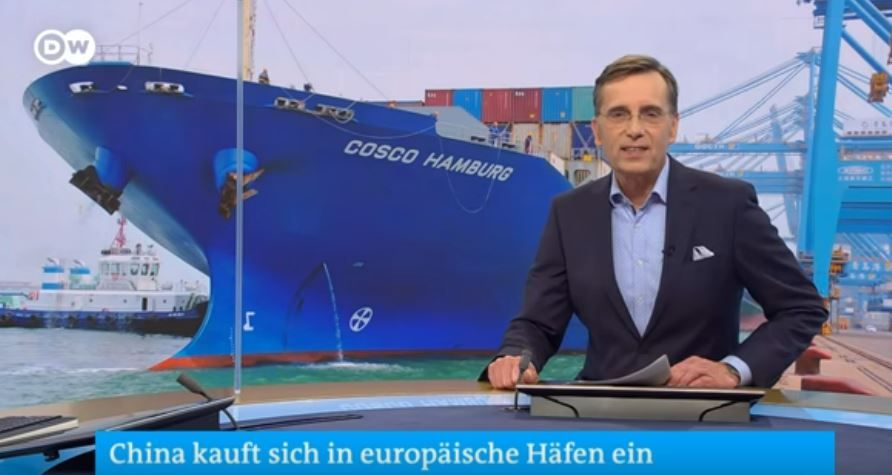 Chinesische Staats-Reederei kauft sich in  Hamburger Hafen ein